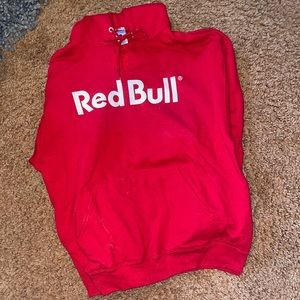 Jerzees Red Bull hoodie. Size large